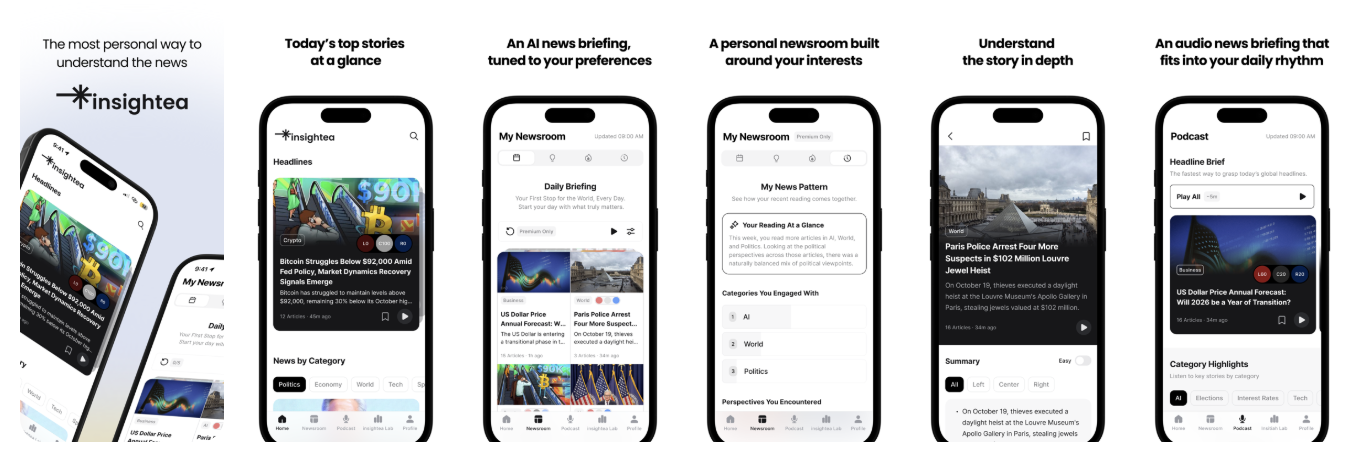 insightea iOS App Launch