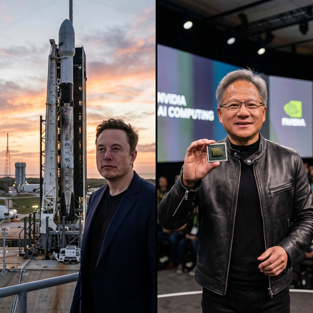 Global Tech Transformation - Elon Musk & Jensen Huang
