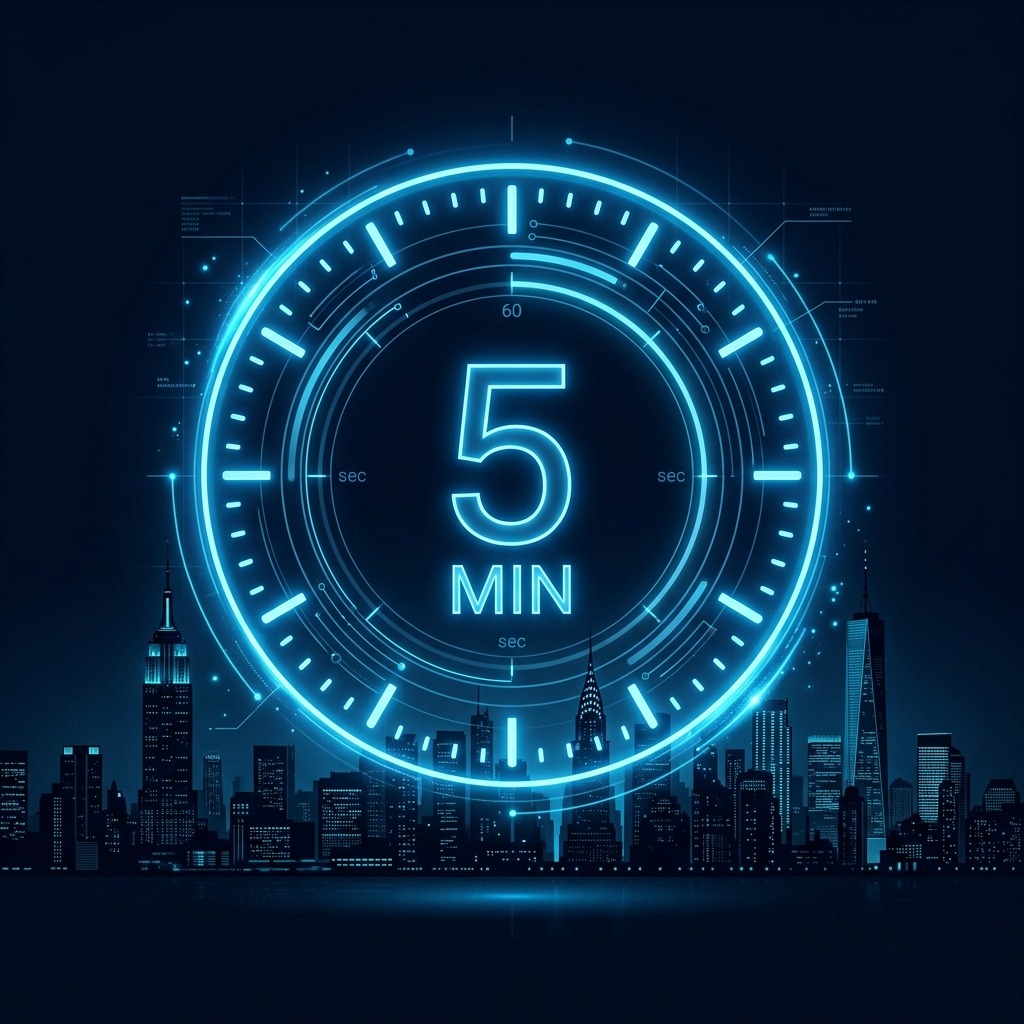 5 Minute Daily Routine Clock